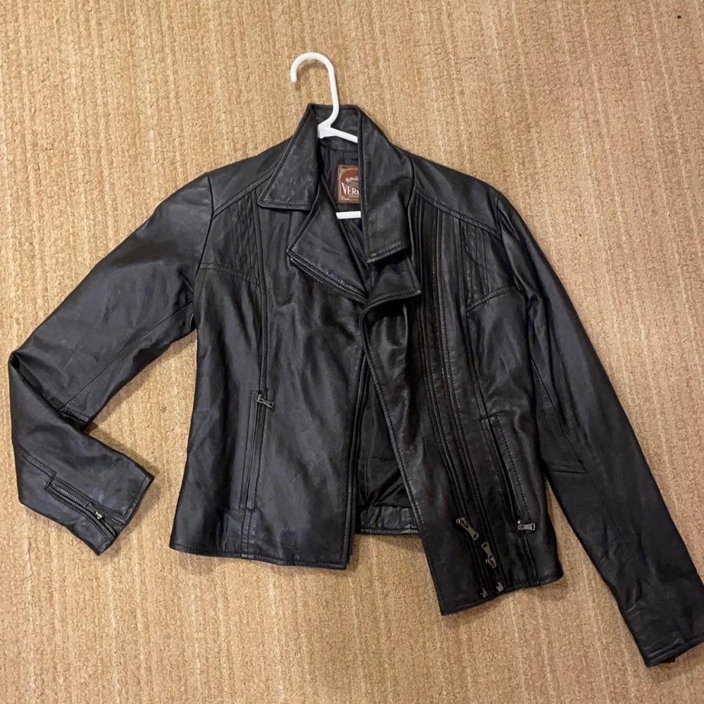 Leather jacket from Italy!